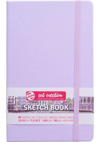 Resim Talens Sketchbook Sert Kapak Eskiz Çizim Defteri 13x21 Cm Lila 