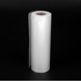 Resim DG Vakum 20 cm x 10 mt - Tek Yüzeyi Tırtıklı Rulo Vakum Torbası 