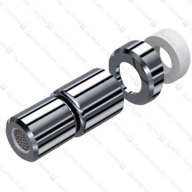 Resim DESIPHON Üniversal Klozet Taharet Çubuğu Ucu – Perlatörlü, Oynar Başlıklı, Krom Kaplama, Basınçlı Su Çıkışı 