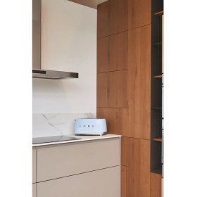 Resim Smeg 50's Style Retro Pastel Mavi Ekmek Kızartma Makinesi TSF02PBEU 