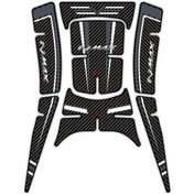 Resim Gp Kompozit Tank Pad Yamaha Nmax 125 155 2021 Karbon Desenli Füme 