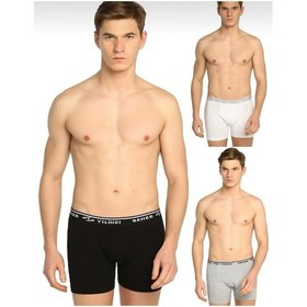 Resim Seher Yıldızı 0060 Erkek Likralı Karışık Renk Boxer 3 Adet 001 