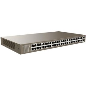 Resim Ip-Com G3350F 48 Port Gıgabıt + 2x10 Gb Sfp Uplınk L2 Cloud Yönetilebilir Rackmount Switch 