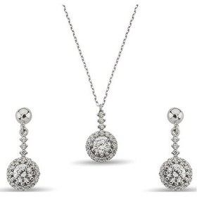Resim Argentum Concept - Swarovski Taşlı Gümüş Set 