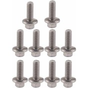 Resim Shineyee 304 Paslanmaz Çelik M6 16 Dış Hex Flanşlı Vida, A2-70 Kalite, 10 Adet/paket, Paslanma Direnci, Yıkama Gereksiz 
