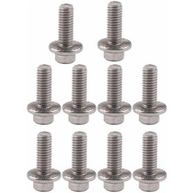 Resim Shineyee 304 Paslanmaz Çelik M6 16 Dış Hex Flanşlı Vida, A2-70 Kalite, 10 Adet/paket, Paslanma Direnci, Yıkama Gereksiz 