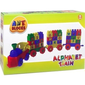 Resim Clz505 56 Parçalı Harfli Tren Blokları 