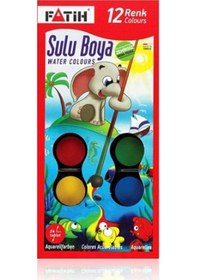 Resim Fatih Sulu Boya 12'li Fırça . Sulu Boya 