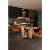 Resim Dekorfim Lagertha Katlanır Masa Mutfak ve Yemek Masası 