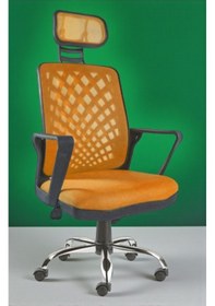 Resim Arji Ev Ve Ofis Çalışma Sandalyesi Bilgisayar Koltuğu Sarı 