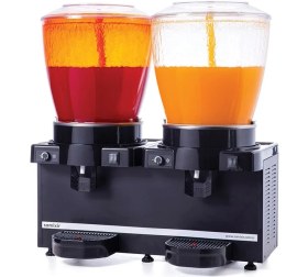 Resim Samixir Panoramik 22 Twin Fıskiyeli Soğuk Içecek Dispenseri 22 L + 22 L 