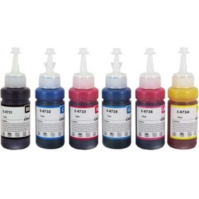 Resim photo print Premium® Epson L800 Uyumlu 6 Renk Kaliteli Mürekkep Seti 
