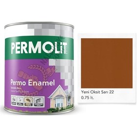 Resim Permolit Enamel Sentetik Yağlı Boya Oksit Sarı 0.75 Lt. 0.75 L 