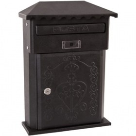 Resim AKSAN Siyah Akşan Ferforje Posta Kutusu 