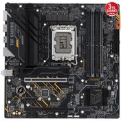 Resim ASUS Tuf Gamıng B660m-e D4 4xddr4 5333 Dp/hdmı 2xm2 Usb3.2 Aura Rgb Matx 128gb Ram Desteği 1700p 