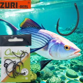 Resim 3 Pak Ronix Balıkçılık Aleti Dairesi saç tokası Seti, Karbon Çelik Kesinti Önleyici Döner Yivli Halka, Karp Balıkçılığı İçin Balıkçılık Aksesuarları Kiti, Siyah - Yeni Yıl, Büyükanne Günü, Babalar Günü, Öğretmenler Günü Hediyeleri İçin Mükemmel 