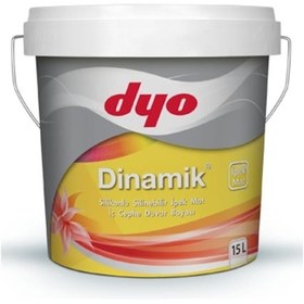 Resim Dyo Dinamik Silikonlu Silinebilir İpek İç Cephe Boyası 15 L 