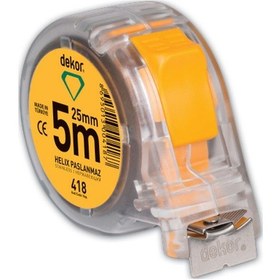 Resim Dekor Helix Paslanmaz Şerit Metre 8 Mt X 25 Mm 