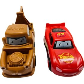 Resim Bayraktar Plastik Çek Bırak Araba- Mcqueen/mater - BP-022-SET 