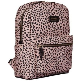 Resim Bloominbag Leopard Love 13-14 İnç Laptop / Macbook Sırt Çantası Somon 