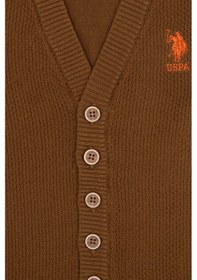 Resim U.S. Polo Assn. U.s. Polo Assn. Erkek Çocuk Haki Hırka Triko 50317146-vr027 