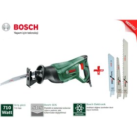 Resim Bosch PSA 700 E Tilki Kuyruğu 710 Watt + 3 Bıçak 