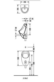 Resim Eca Serel Tek Parça Pisuvar 0139UZS110H 