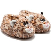 Resim Twigy Tigy Çocuk Hayvanlı Panduf Kahverengi 30/35 CC0621 Çok Renkli 