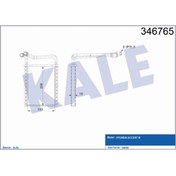 Resim KALE Kalorifer Radyatörü Accent Era 3 1.4 1.6 .5crdi 971381e000 346765 