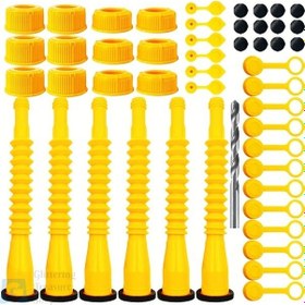 Resim Sunshine022 1 Adet Benzin Bidonu Başlığı Yedek Parçası 8 1 Cm Gaz Nozul Vent Kapakları 