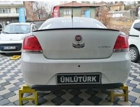 Resim Fiat İle Uyumlu Linea Bagaj Üstü Spoiler Piano Black 