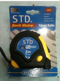 Resim Std Kılıflı Stoperli Şerit Metre 5 Metre Çelik 