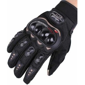Resim Biker Tam Parmak Korumalı Ve Nefes Alabilen Telefon Uyumlu Motosiklet & Bisiklet Eldiveni Pro 