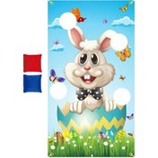 Resim Suntek Paskalya Bahçe Bayrağı Küçük Yard Bayrağı Çuval 