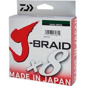 Resim Daiwa Jbraid 8B Koyu Yeşil 150M Spin Lrf Ip Misina 