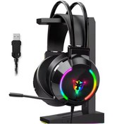 Resim Havana G606 Rainbow 7.1 Siyah Kulak Üstü Usb Kulaklık 4d Mikrofonlu Profesyonel Rgb Oyuncu Kulaklığı 