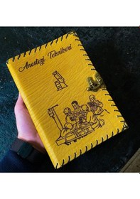 Resim Anestezi Teknikeri Deri Defter 