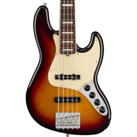 Resim Fender American Ultra Jazz Bass V 5 Telli Bas Gitar - Ultraburst / Rosewood 