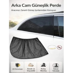 Resim Ankaflex 2 Li Araba Gölgelik Araç Yan Cam Güneşlik Oto Örtü Perde Kılıf Güneşliği Arka Yan Cam Için Güneşlik Emzirme Örtüsü 