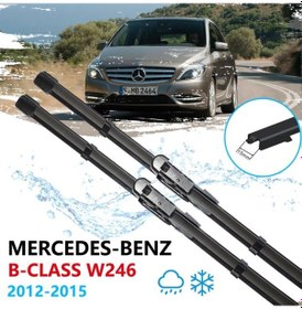 Resim Mercedes B Serisi W246 Ön Cam Muz Silecek Takımı 2012-2015 