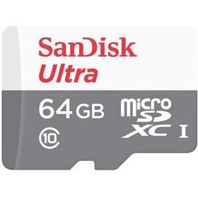 Resim SanDisk 64GB SDSQUNR-064G-GN3MN Ultra microSDXC 64GB 100MB-s Class 10 UHS-I Hafıza Kartı 