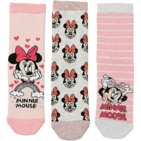 Resim MINNIES 3LU SKT-G 5PR Çok Renkli Kız Çocuk Soket Çorap 