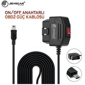 Resim Joyecar Obd2 Araç Kamera Park Modu Enerji Kablo Akü Akım Korumalı N11.469 