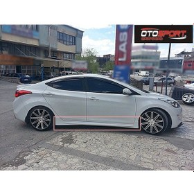 Resim Hyundai Elantra Marşpiyel Sağ Sol Takım 2011-2015 Fiberglass Boyasız 