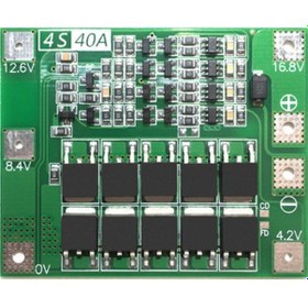 Resim 4S 40A Bms Devresi (Balanssız) 