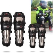 Resim baksanal Europe Standart Titanyum Lüx Mafsallı Dizlik Dirseklik Set Rahat Bacak Kol Koruma Knee Pad 