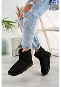 Resim Pierre Cardin Kadın İçi Peluş Süet Siyah Günlük Bot 52127 Siyah 