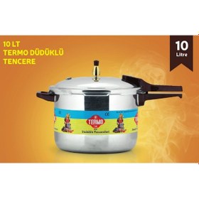 Resim Termo Alüminyum Düdüklü Tencere 10 L L Gümüş 