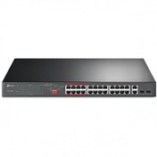 Resim TP-LINK TL-SL1226P 24PORT 10/100 YÖNETİLEMEZ POE SWITCH 100 Orjinal Faturalı