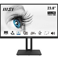 Resim MSI PRO MP242AP 23.8" 1920x1080 100Hz 1ms HDMI VGA DP IPS Pivot Monitor 